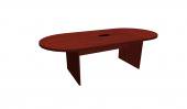 6 Person Cherry Racetrack Conference Table