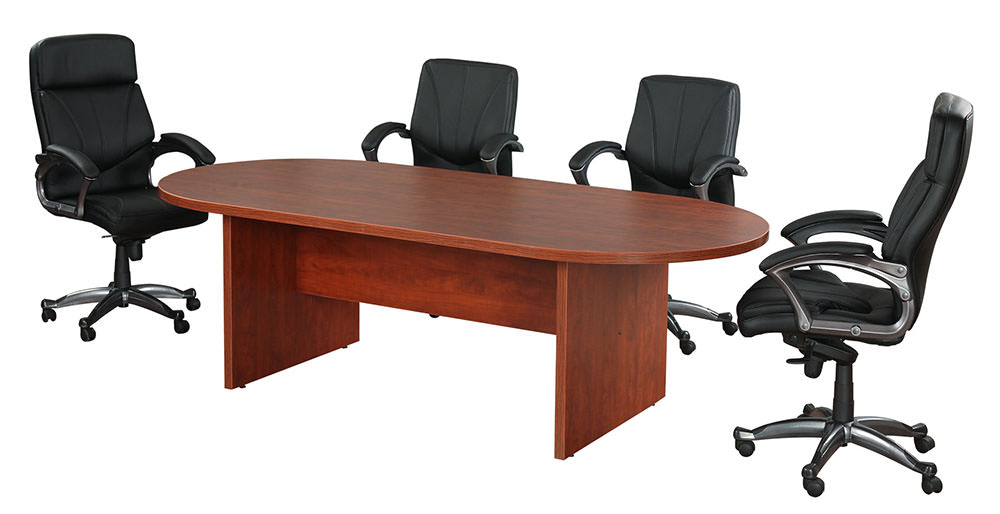 12 FT Dark Walnut Racetrack Conference Table Express Office Furniture